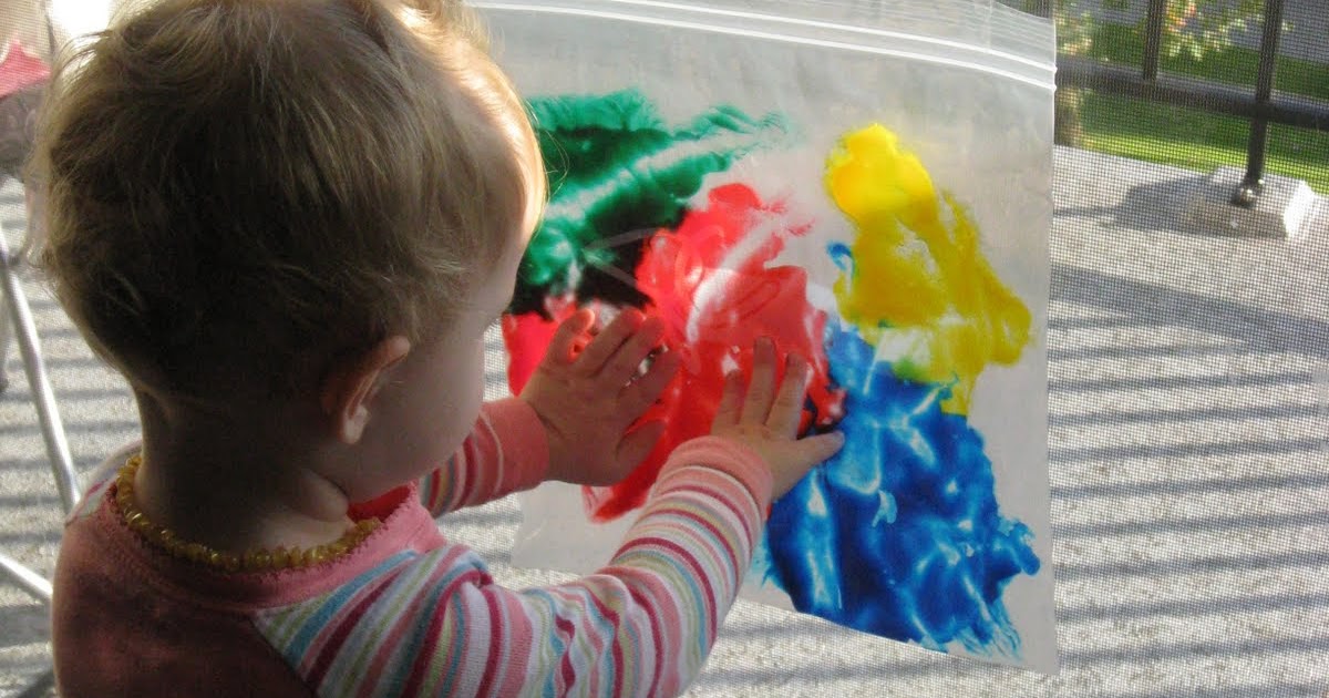 Love, Laughter & Butterfly Kisses Finger Painting in a Bag