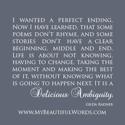My Beautiful Words.: A Delicious Ambiguity...