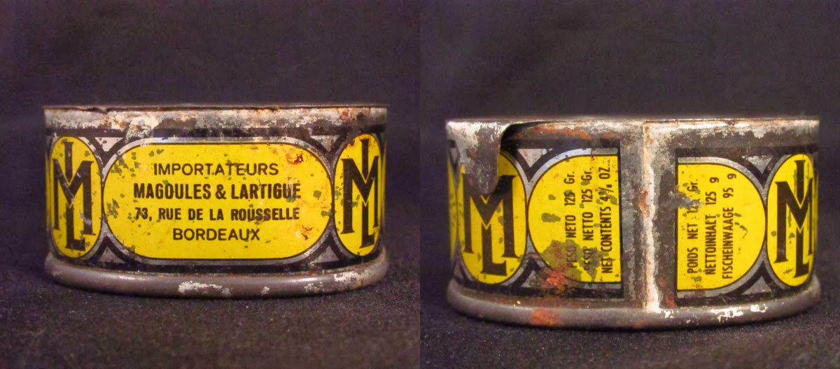 Mouth Full of Sardines Vintage 32 year old tin...