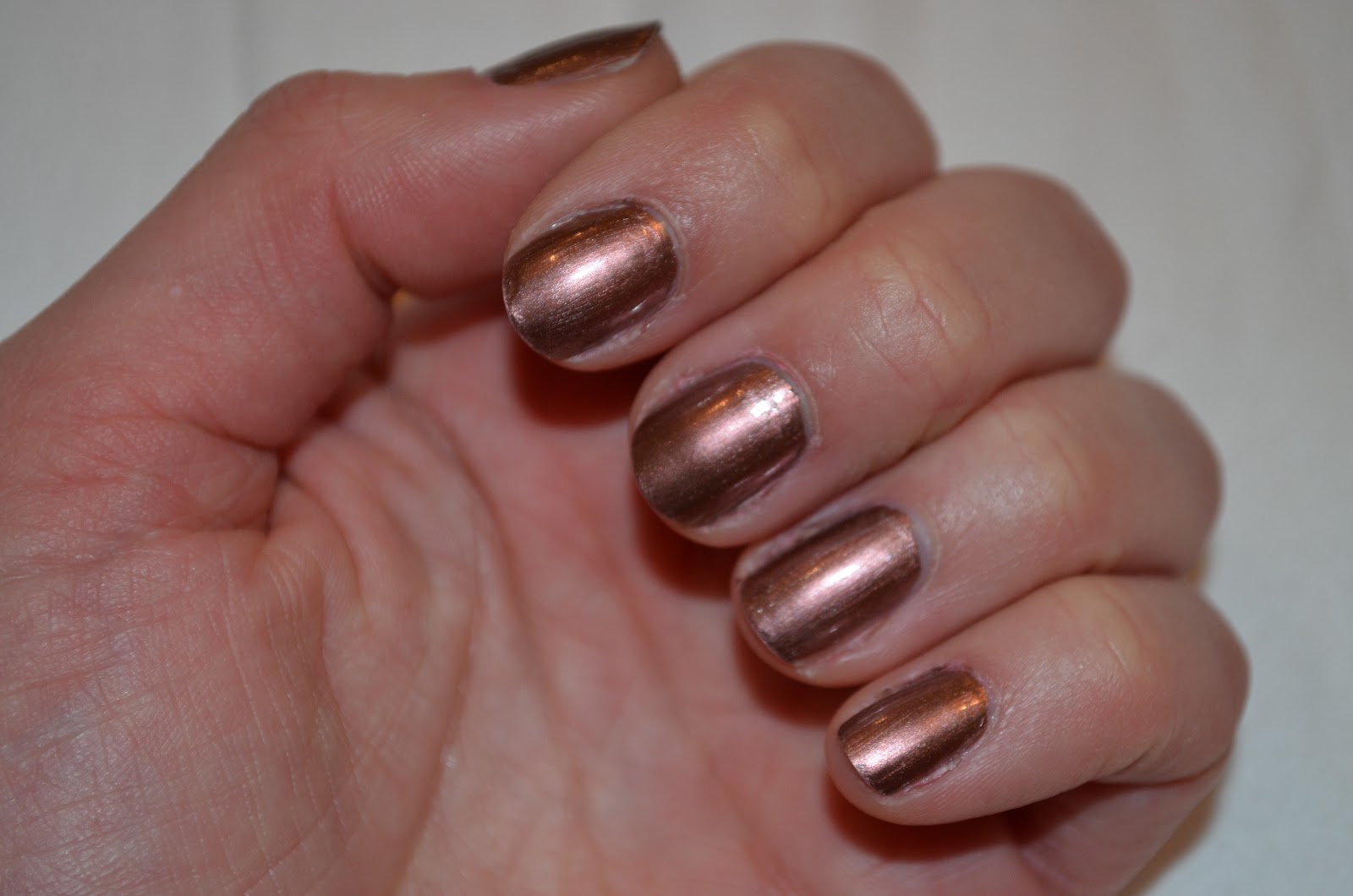 Nails of the day Beauty UK Olympic Bronze Blog Me Beautiful