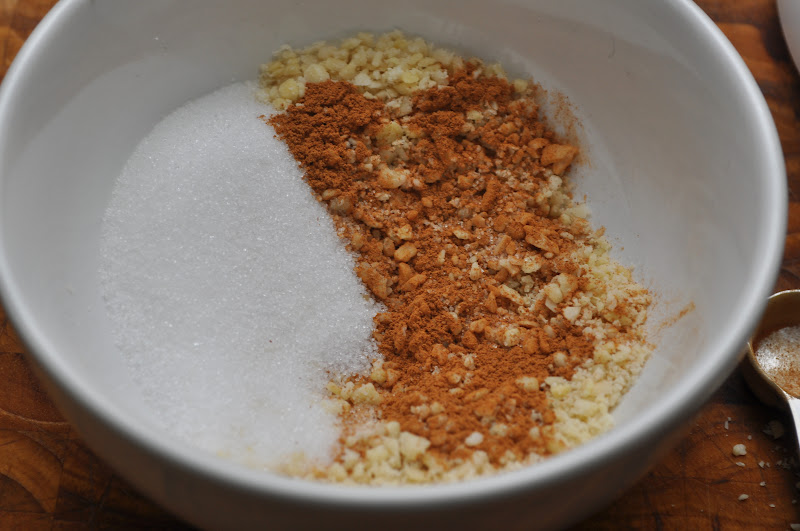 teasespoon of sugar Cream Cheese Crescent Rolls with Almond Cinnamon Sugar