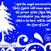 Christmas Greeting card with Bible Verses About Jesus Birth in Luke 1:35 