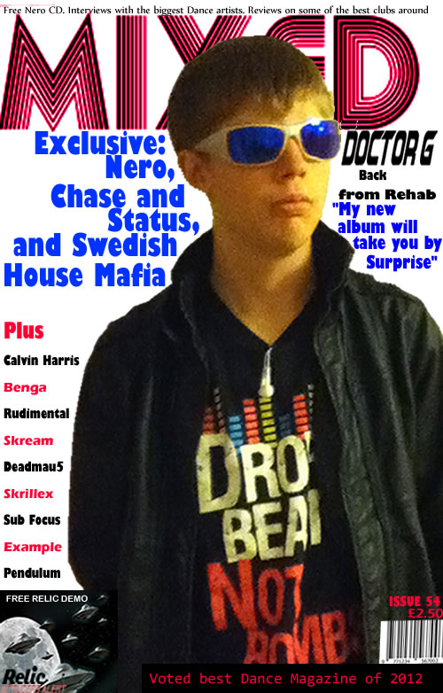 Front cover completed Greg Latham AS Media (Music Magazine)