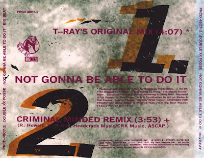 Double XX Posse – Not Gonna Be Able To Do It (Promo CDS) (1992) (320 kbps)