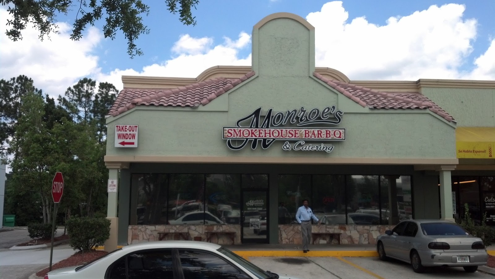 Smoked Pig and Sweet Tea Monroe's Smokehouse BarBQ Jacksonville, FL