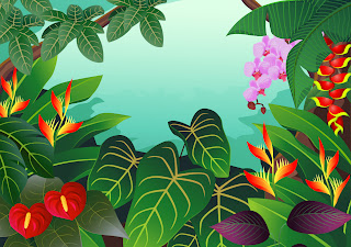 ジャングルの植物 Cartoons animation illustration plant イラスト素材