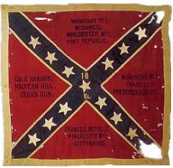 Battle flag of the 10th Virginia Infantry, C.S.A.