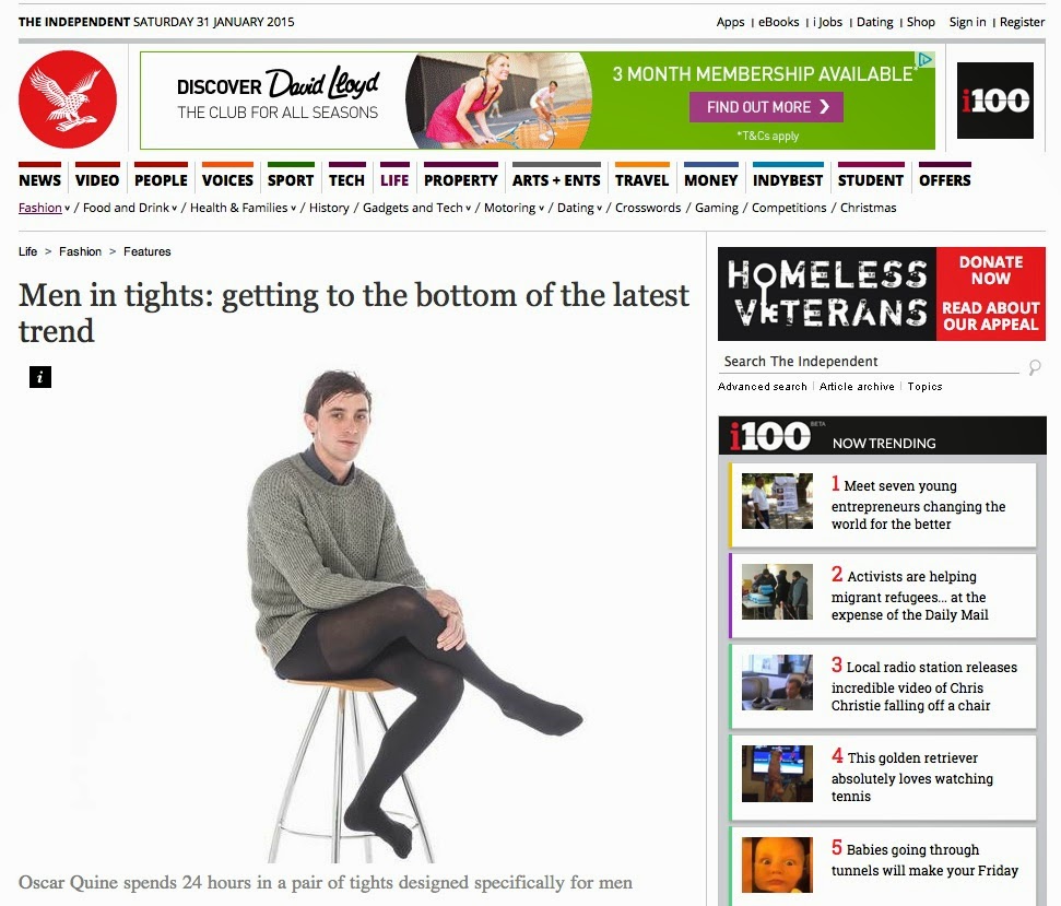 Men in tights: how chaps are reclaiming hosiery, Fashion