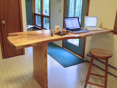 live edge desk wall mounted completed desk for david it is funky beautiful piece of furniture and it was easy to make today ill share with you how we did it ashbeetest live edge desk test live edge desk wall mounted completed desk for david it is funky beautiful piece of furniture and it was easy to make today ill share with you how we did it ashbeetest live edge desk test