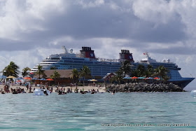 Castaway Cay, Disney Cruise Line, cruise ship in port