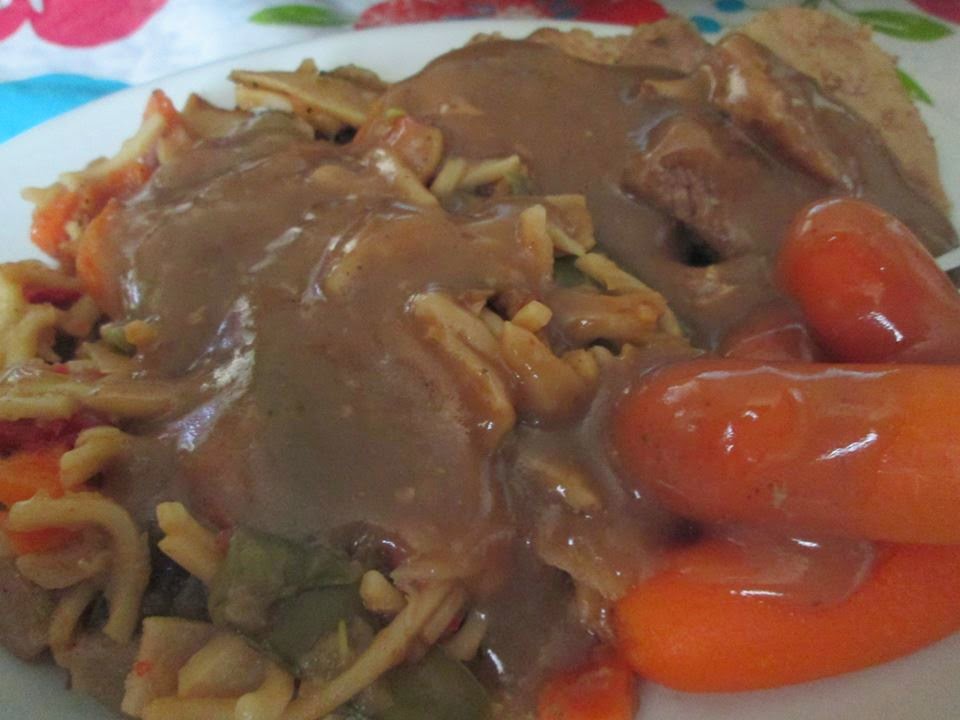 Recipe Rebels PORK LOIN, GRAVY AND VEGGIES