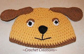 Crochet Puppy Dog Child hat