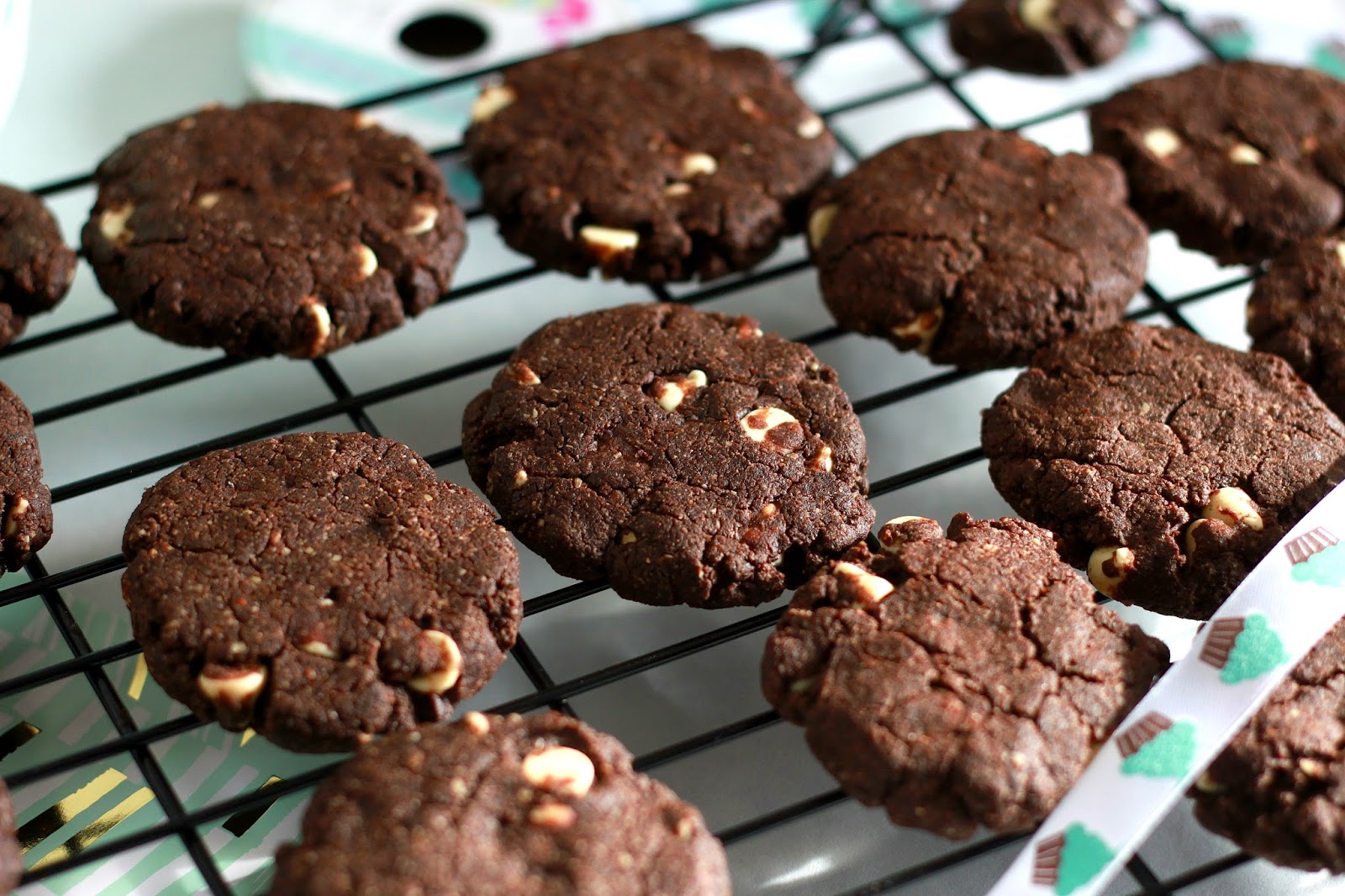 Feeding My Addiction White Chocolate Chip Brownie Cookies