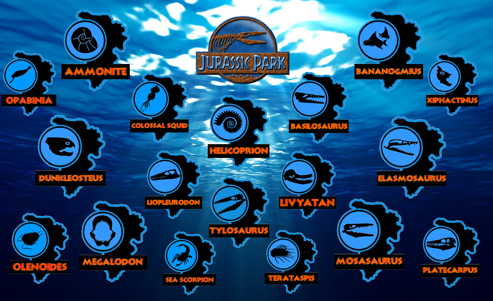 Jurassic Park INGEN Jurassic Park Aquarium