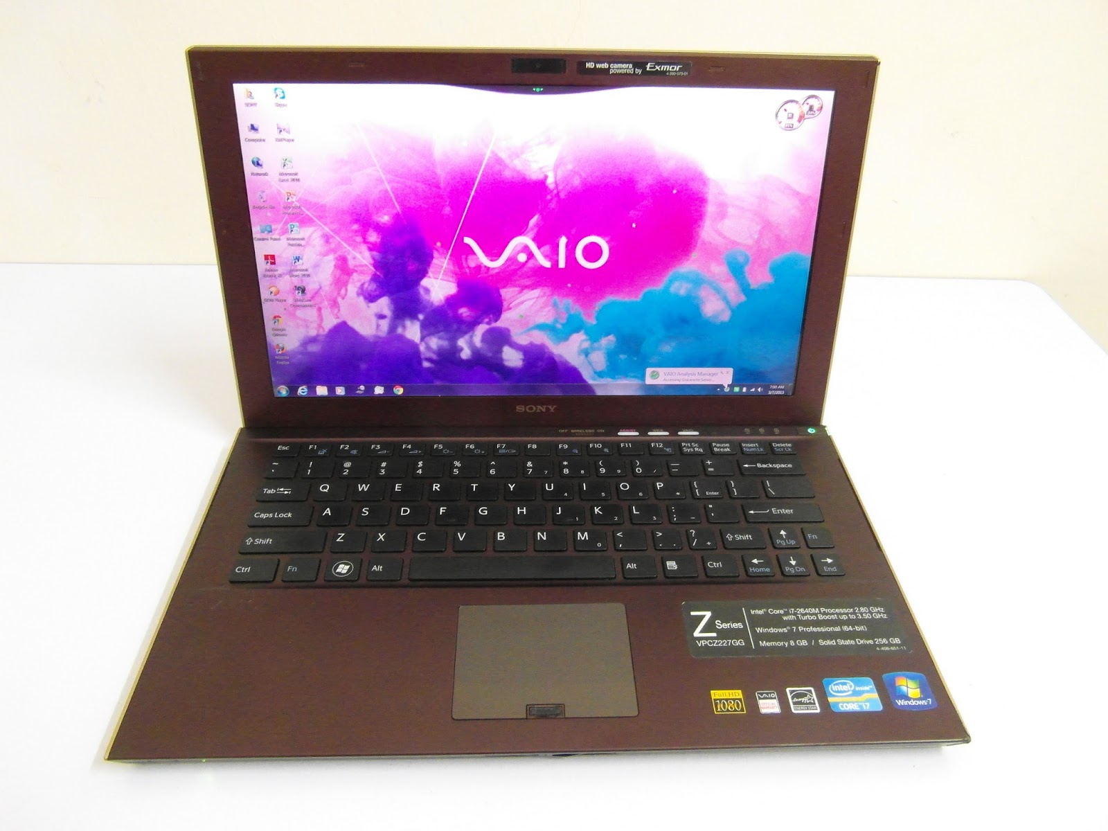 Three A Tech Computer Sales And Services Used Laptop For Graphic Designer Sony Vaio Z Series Core I7 256gb Ssd Rm 5285