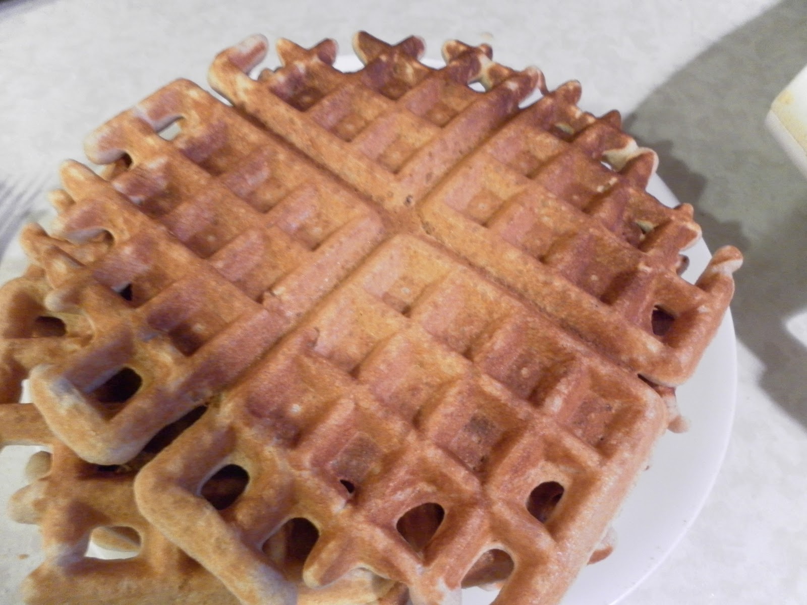 Nine for Dinner Whole Wheat Waffles