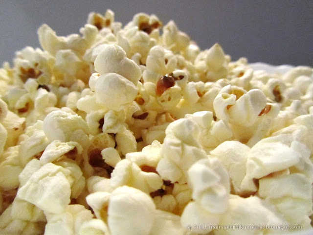 domowy popcorn