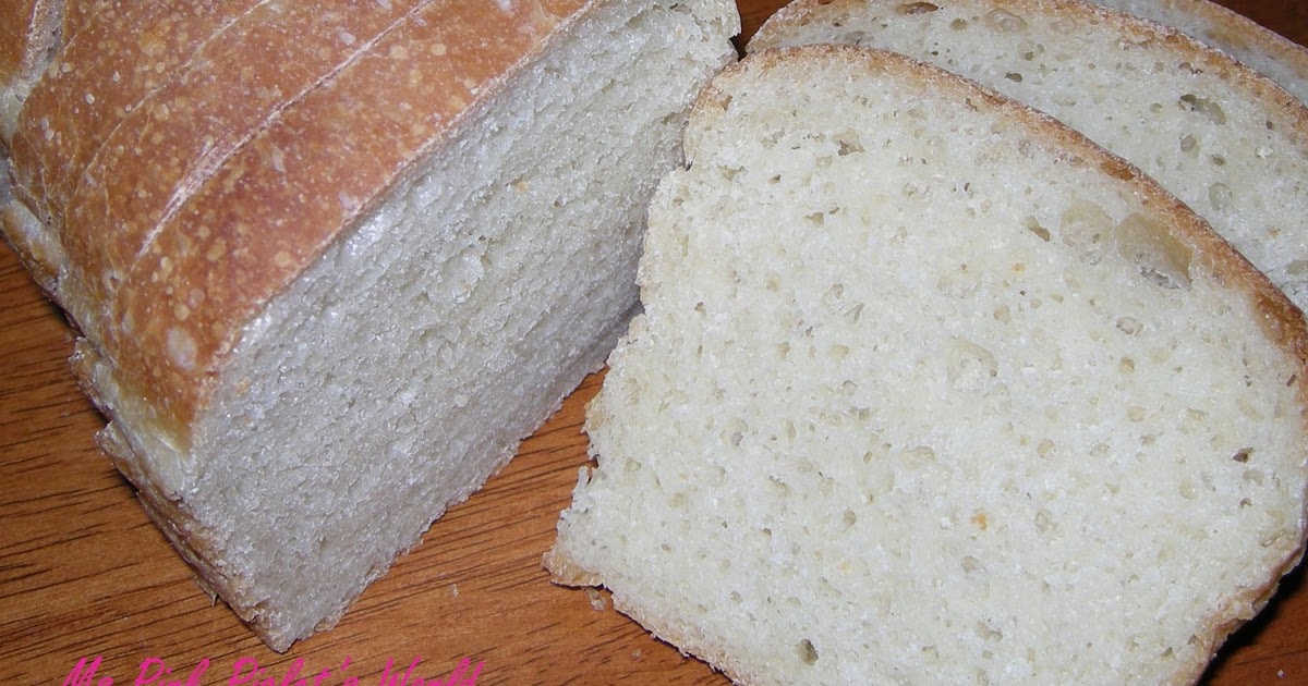 Ms Pink Piglet's World Biga Starter Bread White Loaf Using Biga Dough