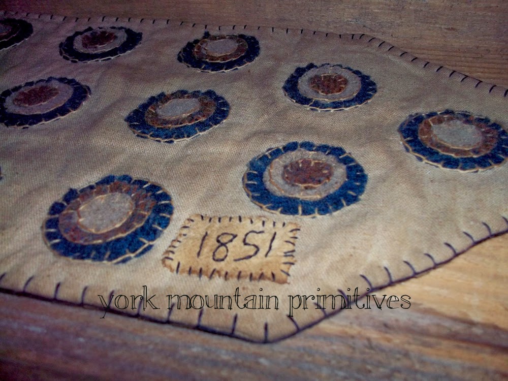 Grace's Favours Craft Adventures Felt Penny Rug Pattern for my 100th