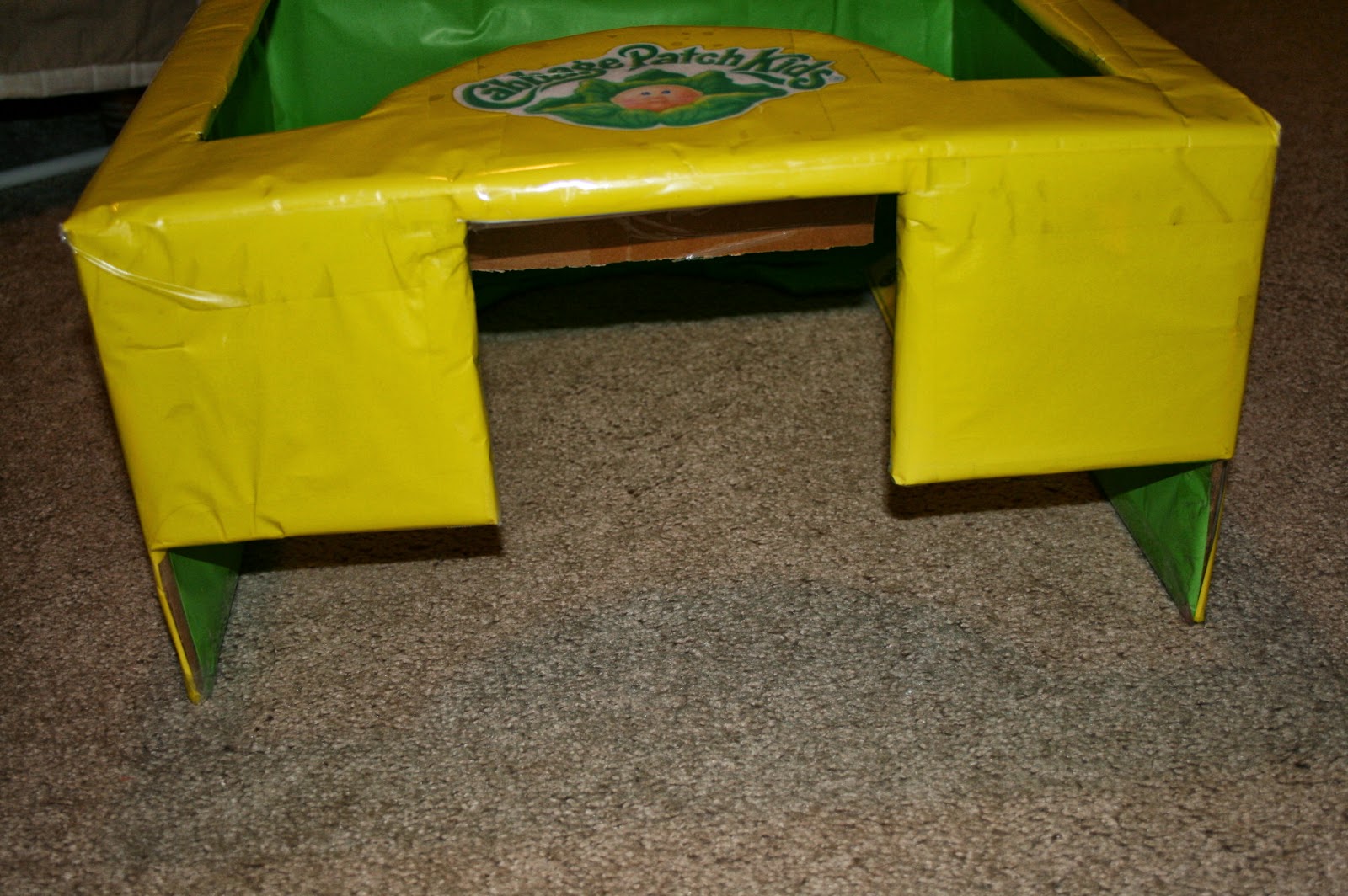 Imperfectly Homemade Mom by Monica Cabbage Patch Box Stroller Costume