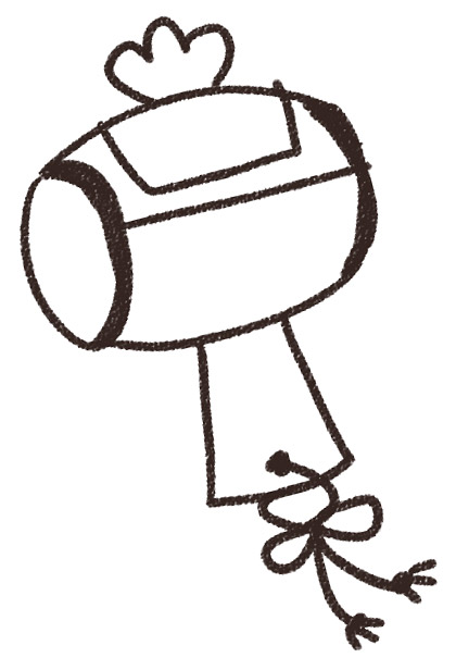 打ち出の小槌のイラスト ゆるかわいい無料イラスト素材集