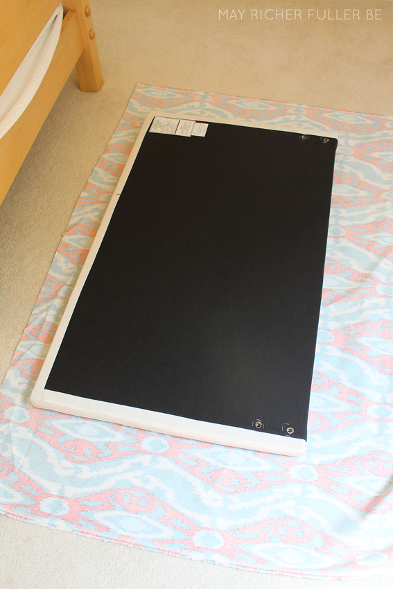 DIY Upholstered Twin Headboards {The Easy Way!}