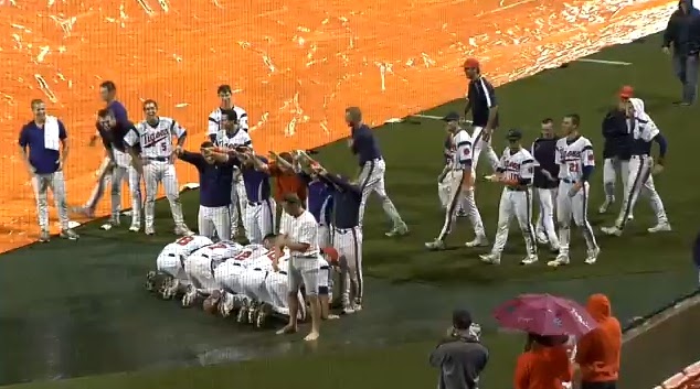 Clemson vs. Davidson Baseball Game Rain Delay Video Goes Viral ~ Grown