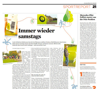 RUNssel - advanced jogging: In the press: Sonntag Aktuell (Germany)