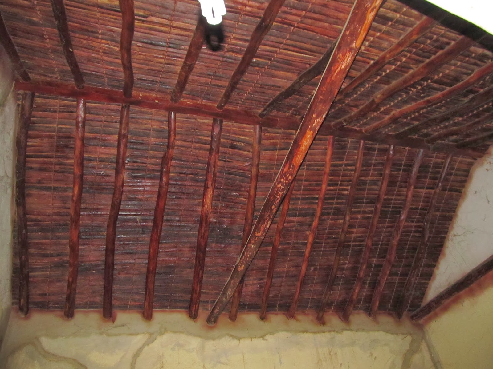 El coriano Techo casa colonial de Coro, Venezuela.