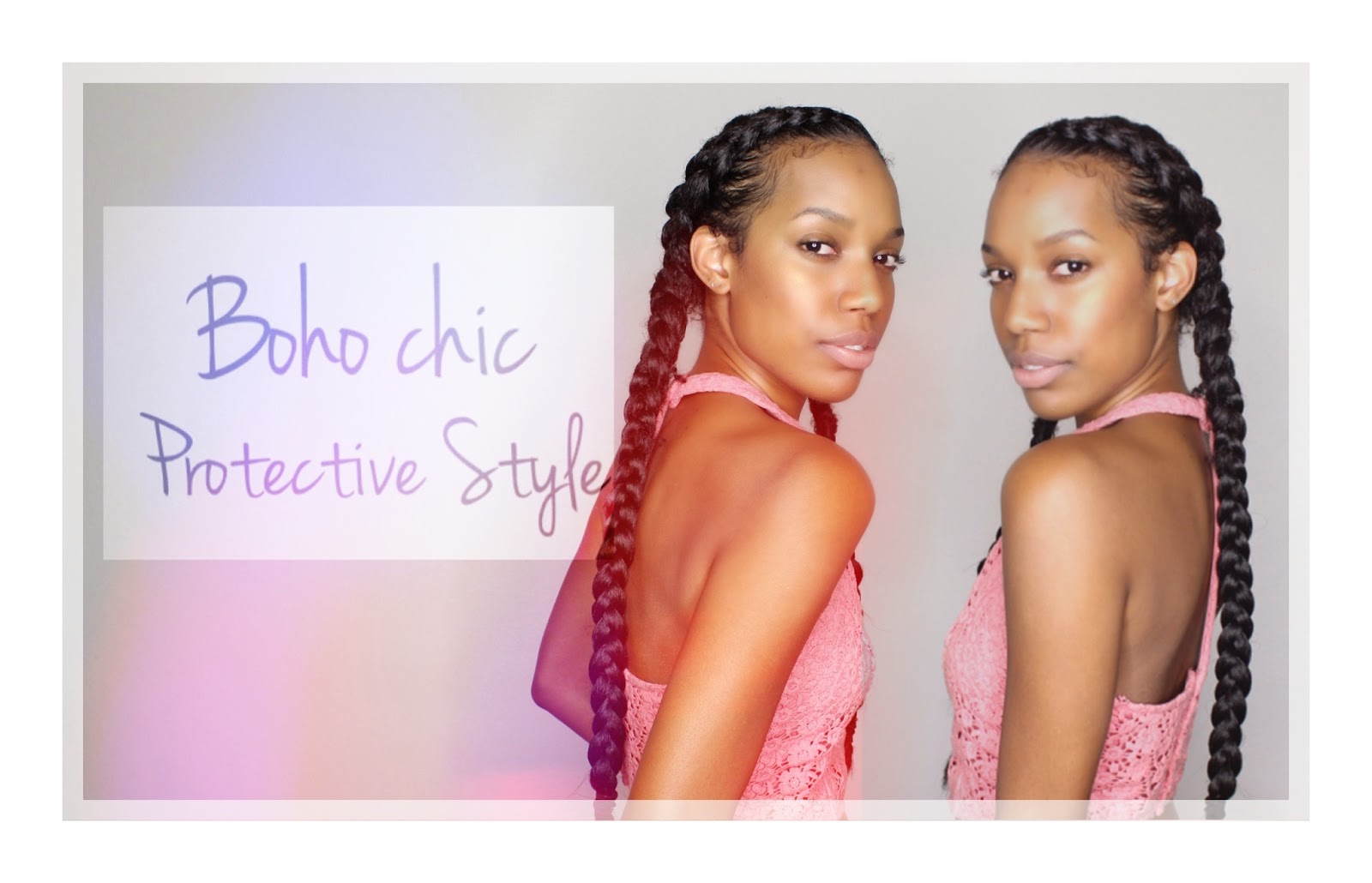 Boho Chic Protective Style French Braids Curlynikki Natural