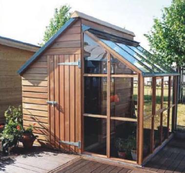 Landscaping ideas for backyard: GARDENER'S WOOD SHED