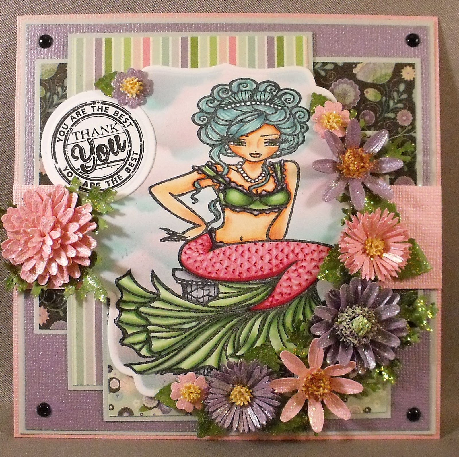 In Rosie's Book: Card Art with Copics: Crafts and Me Stamps Sharlotta
