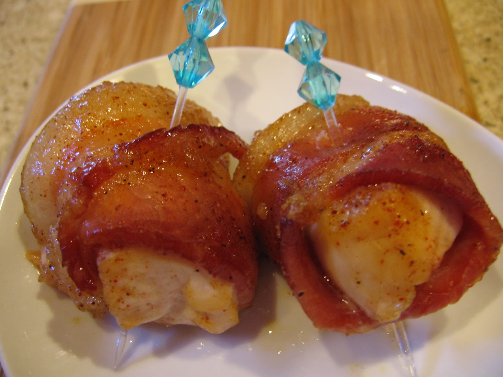 cookin' up north Paula's Bacon Wrapped Chicken Bites