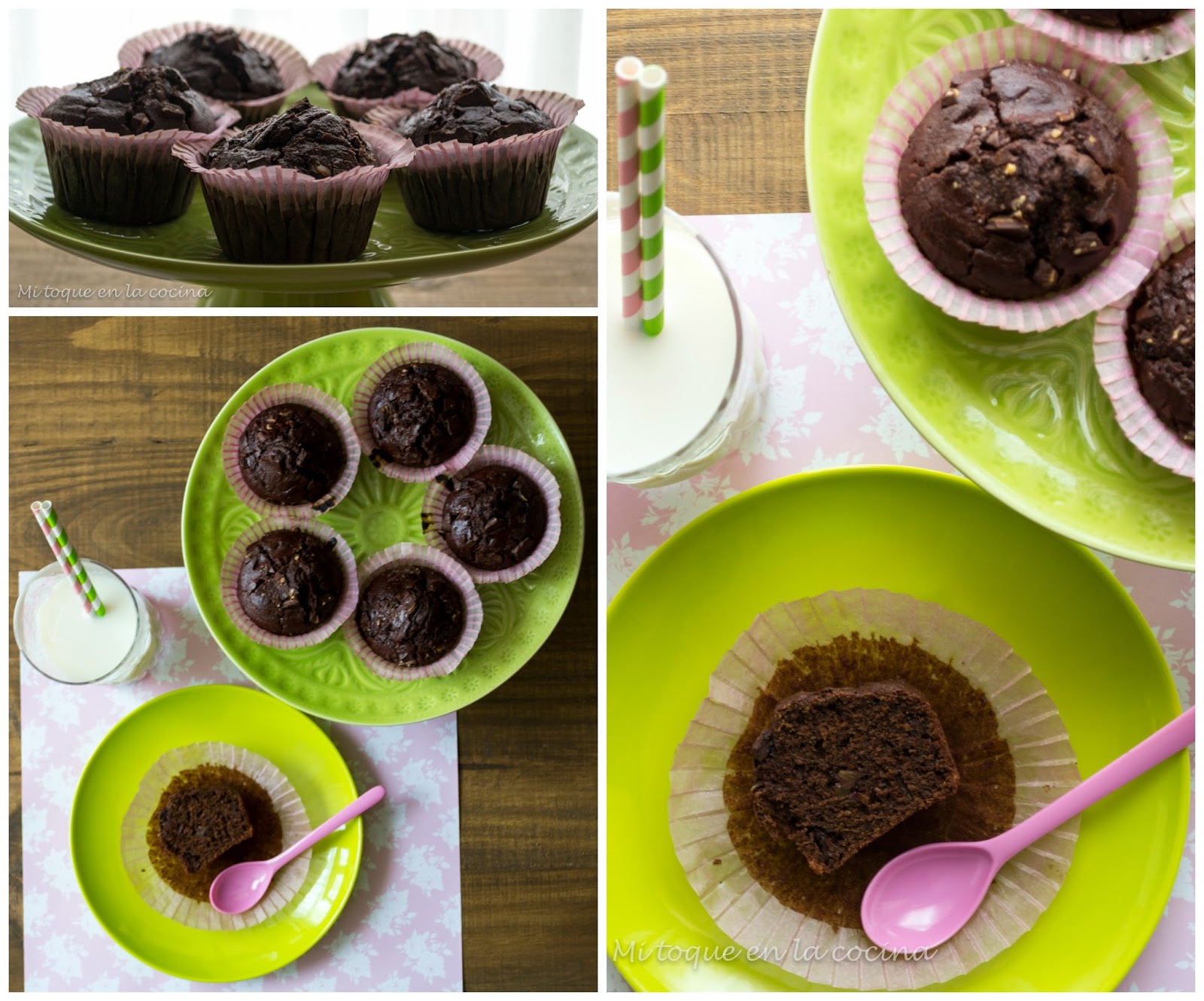 Mi toque en la cocina Muffins de chocolate y naranja