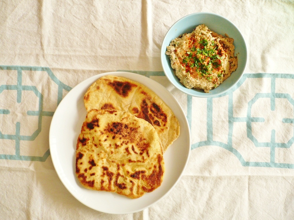 Baba Ghanoush & Kamut Flatbreads sweet miscellany