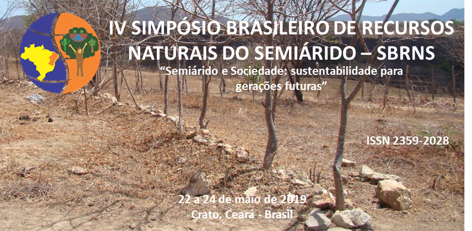 IV Simpósio Brasileiro de Recursos Naturais no Semiárido - SBRNS 2019