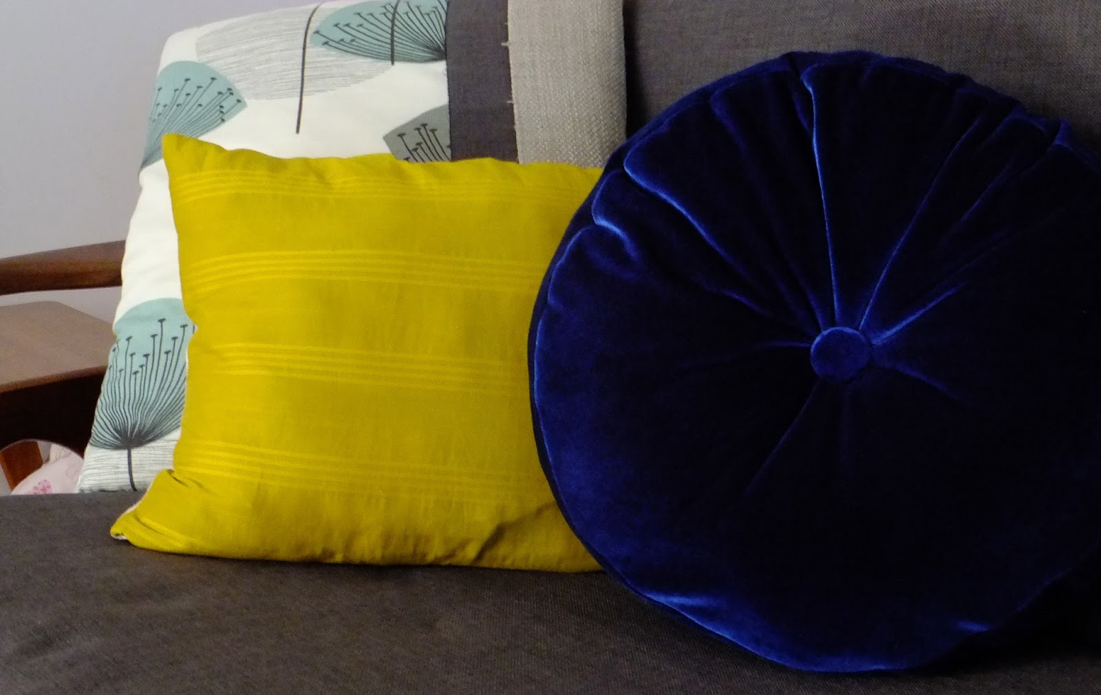 My Year of Crafting Dangerously Round cushion