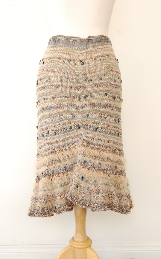 Jennifer Knits Los Angeles Missonilike Skirt Hand Knit Pattern