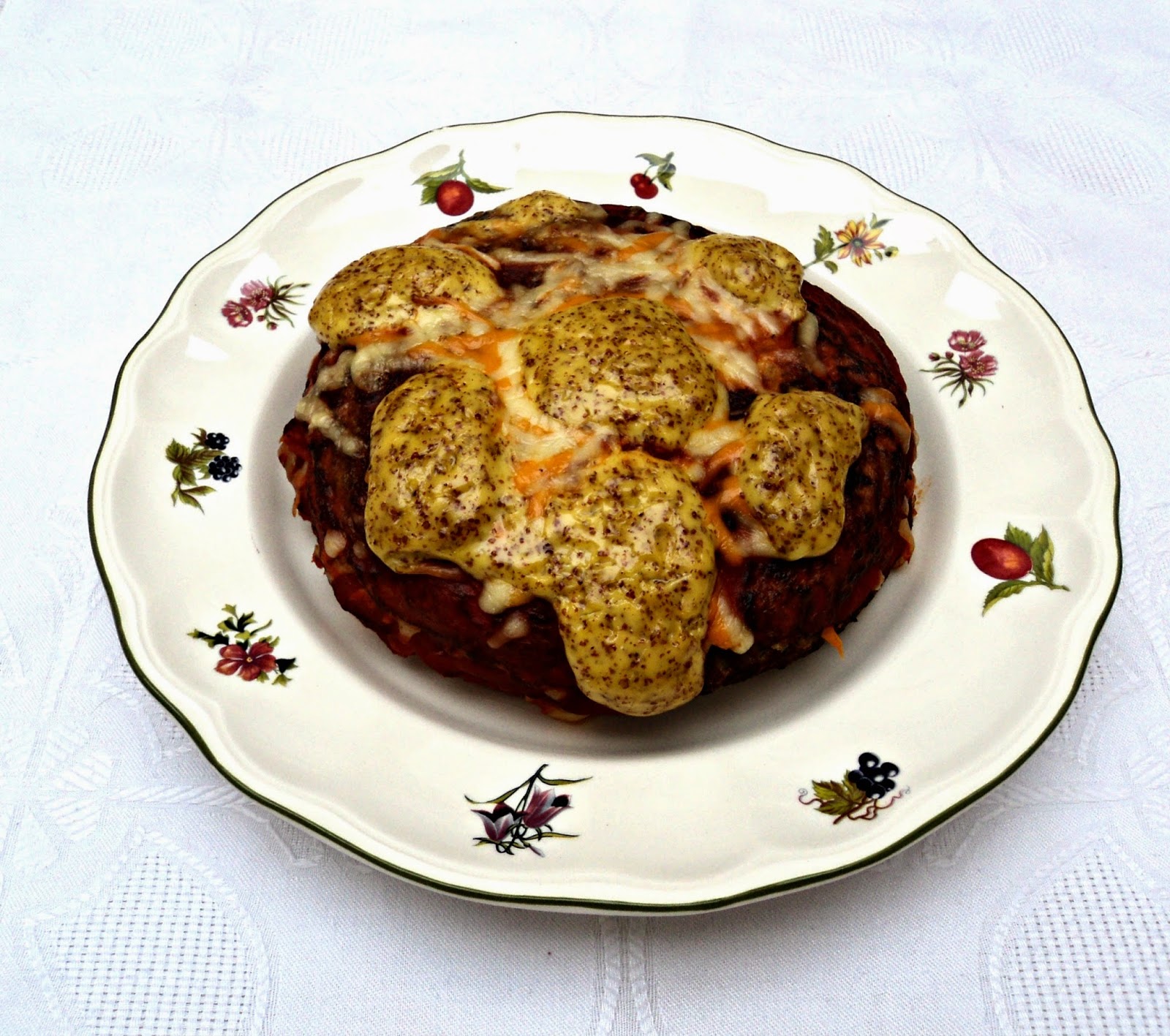 Pastel De Tortillas De Berenjenas A La Mahonesa De Mostaza