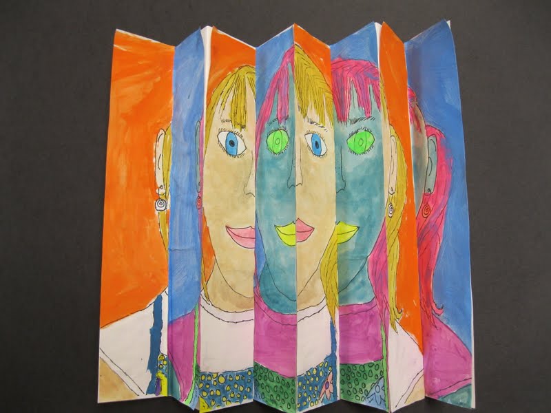 The Art Room at The Falcon Academy of Creative Arts Fourth Grade Zig