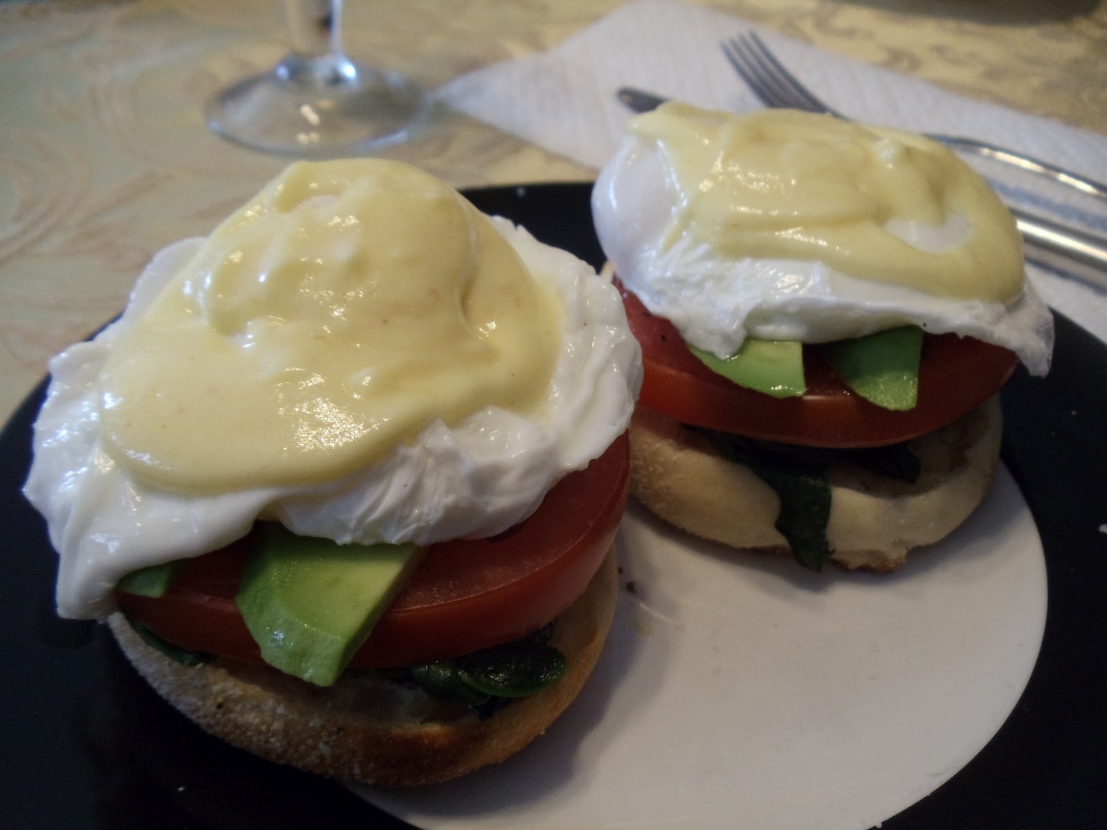 Sarah's Life in Food! Veggie Eggs Benedict