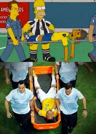 A Paixão de Neymar (Ou : "Os Simpsons" Prevê a Lesão de El Divo)