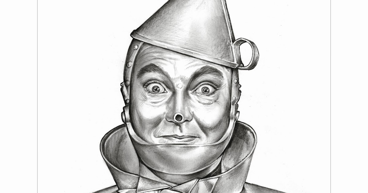 Sketch of the Day: Jack Haley as the Tin Man in the Wizard of Oz
