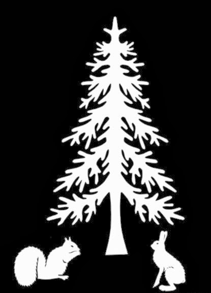 Christmas Window Stickers Templates - DIY Craft Projects