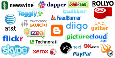 Many Internet Sites Logo together : Intelligent Computing