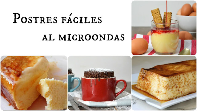 4 Postres Fáciles Al Microondas 
