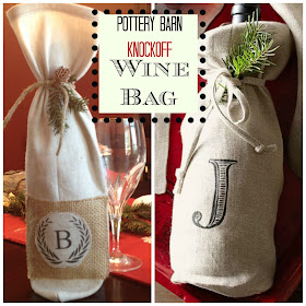 http://www.twoityourself.com/2013/12/diy-monogrammed-wine-bottle-bag-pottery.html