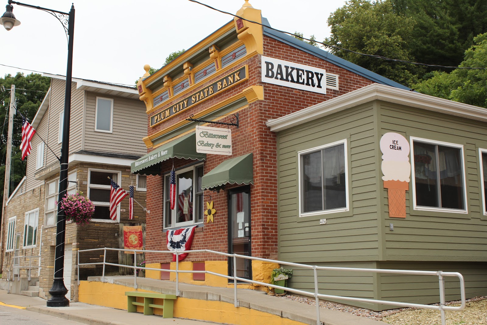 Wisconsin Historical Markers Plum City State Bank