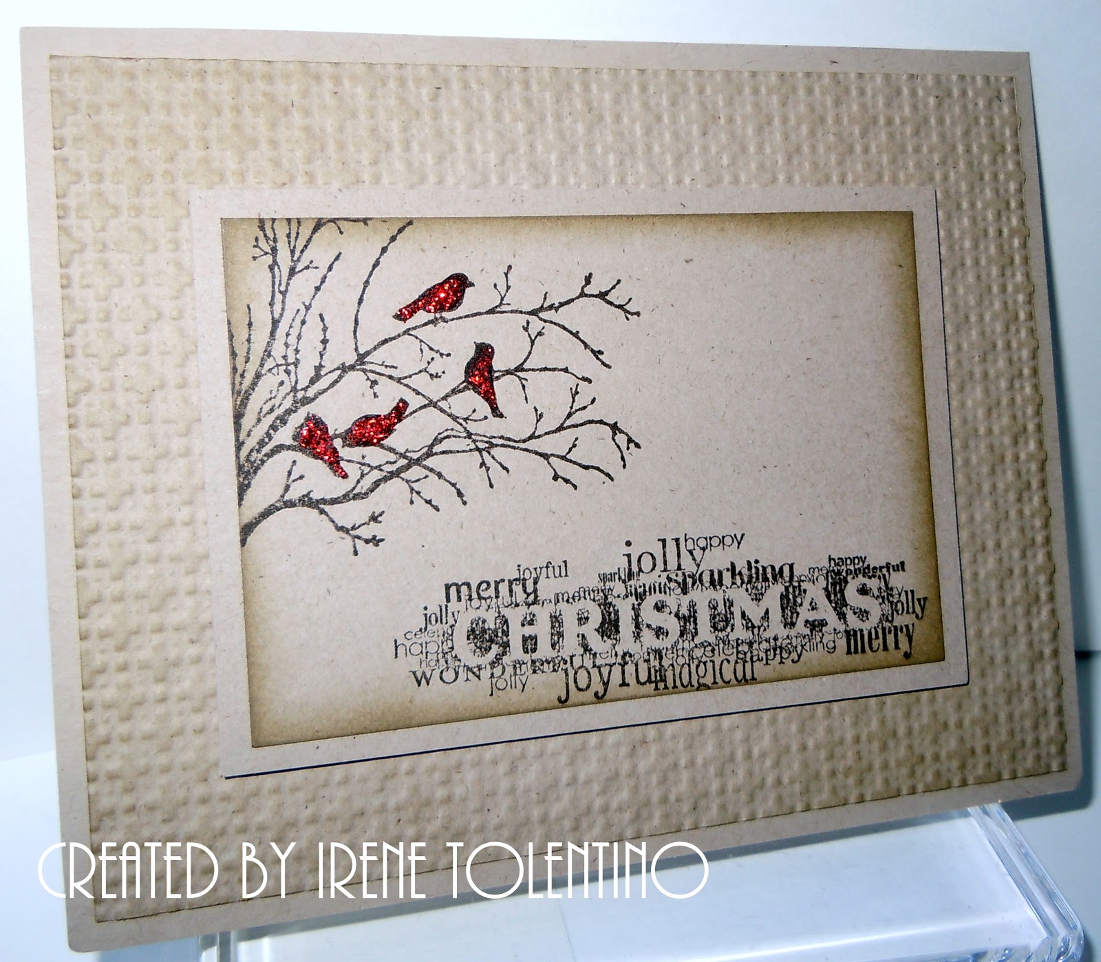 Chit Chats and Crafts Christmas Card Swap October Meeting