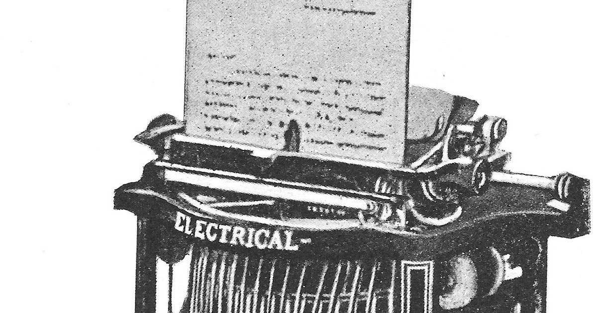 oz.Typewriter On This Day in Typewriter History The Cahill Brothers, Electric Typewriters and